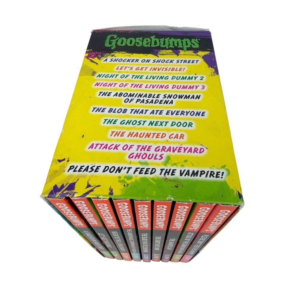 Goosebumps Boxed Set 10 Books R.L. Stine Scholastic Horror Middle Grade 2015 - Picture 3 of 8